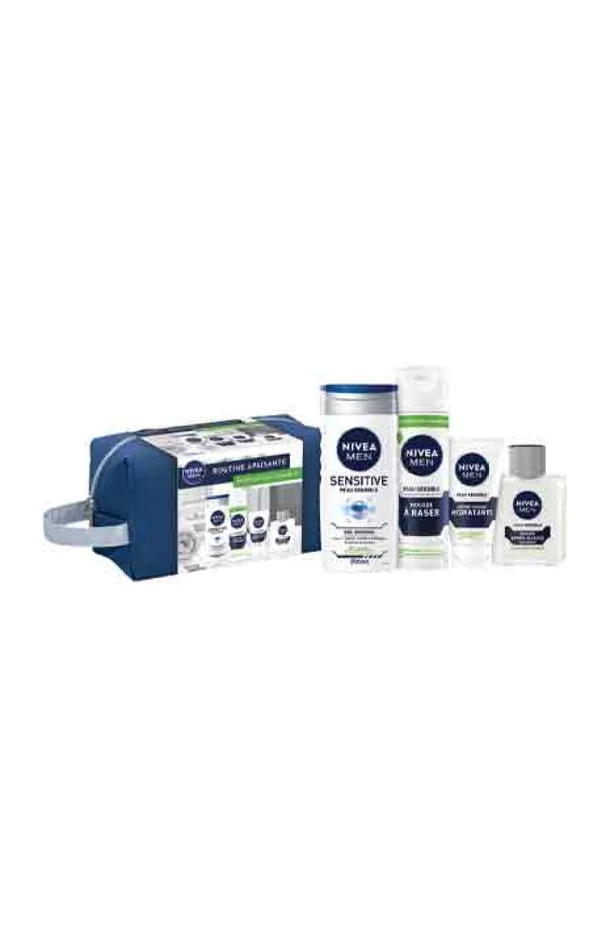 Trousse de toilette – Men Sensitive – Homme – Peaux sensibles – 4 produits