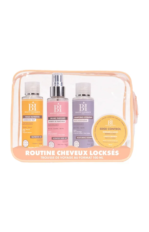 Trousse de voyage – Cheveux locksés – 4 x 100 ml