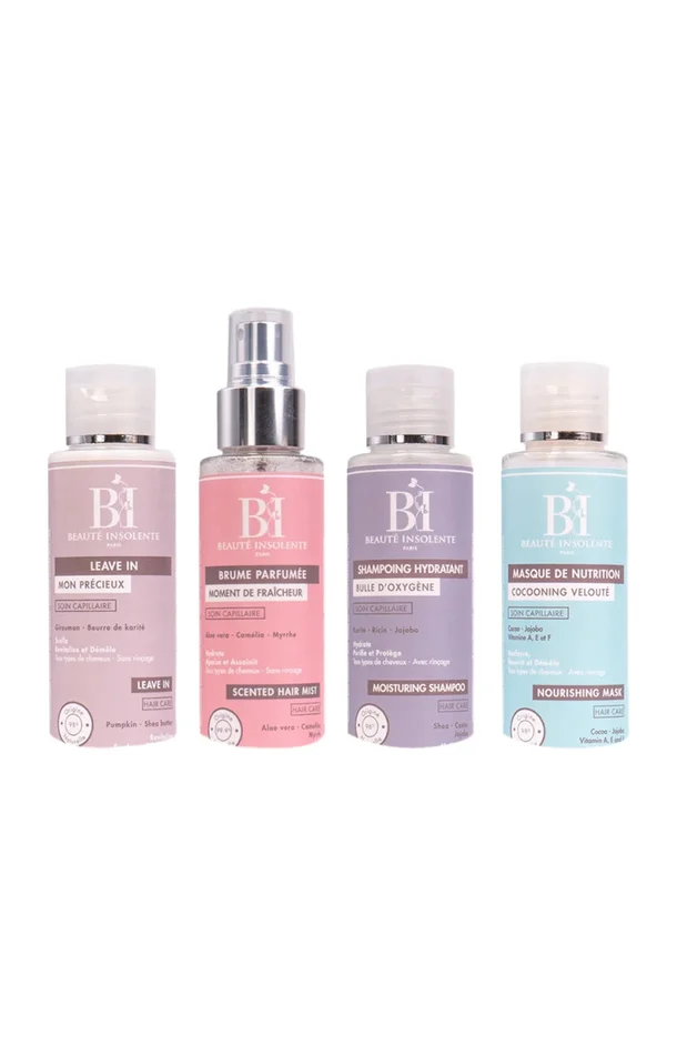 Trousse de voyage – Cheveux ondulés – 4 x 100 ml