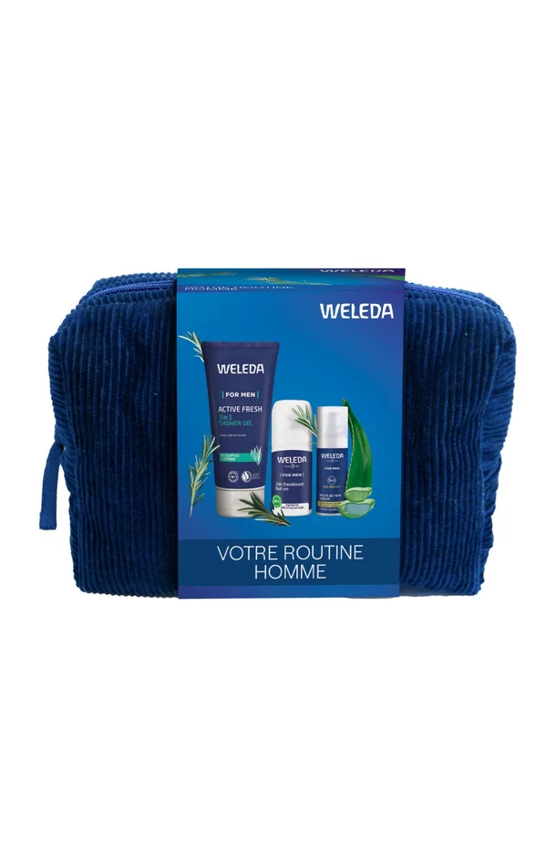 Trousse hygiène – Sérum 5en1, déodorant roll on & gel douche 3en1 – Homme