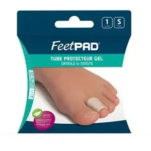 Tube protecteur gel pour orteils et doigts