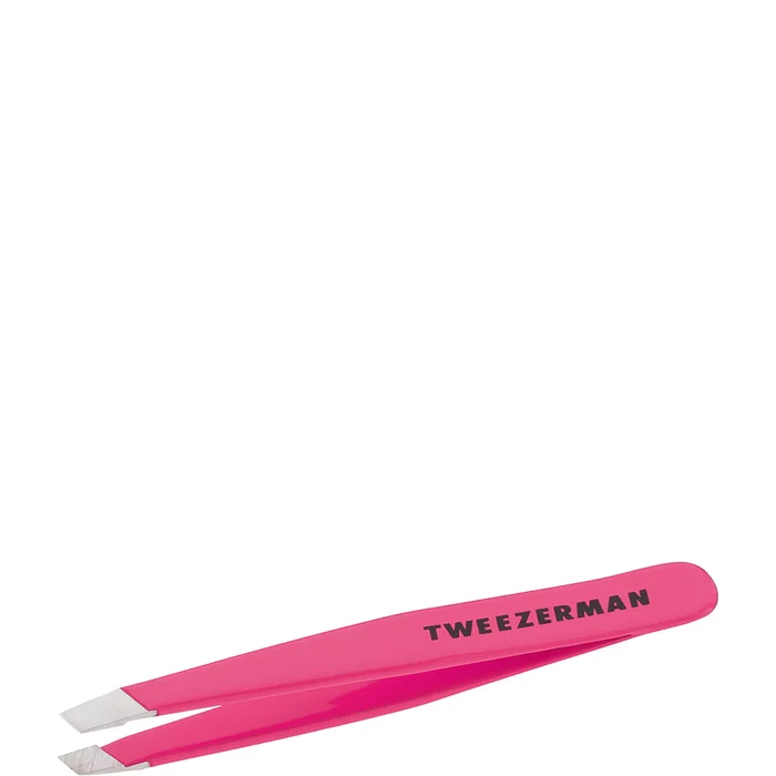 Tweezerman Mini Pince à Épiler Biseautée – Flamingo Pink