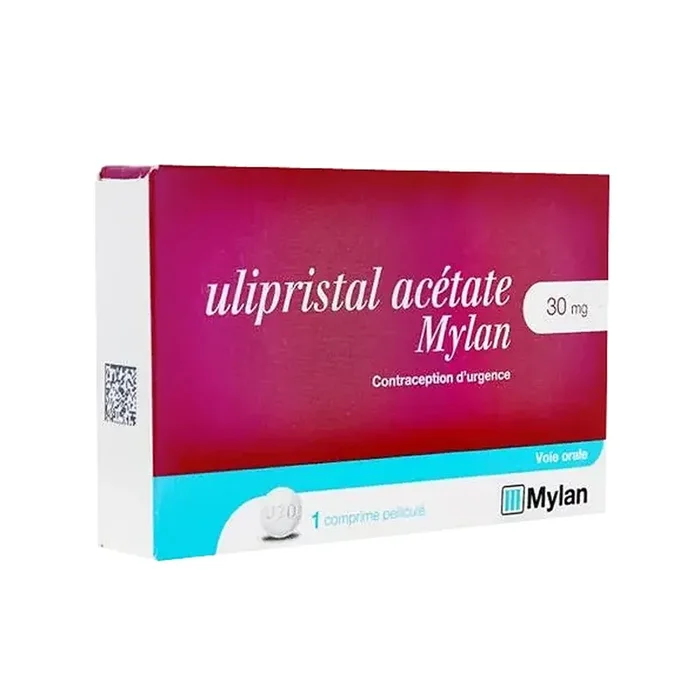 Ulipristal acétate 30mg – Contraception d’urgence – 1 comprimé pelliculé