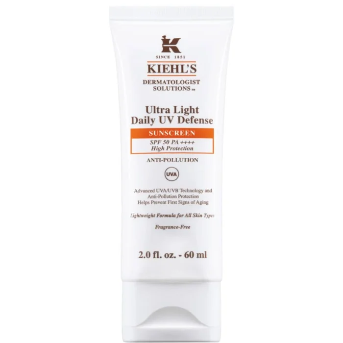 Ultra Light Daily UV Defense SPF 50 PA++++ – Fluide solaire visage anti-pollution tous types de peaux 60 ml