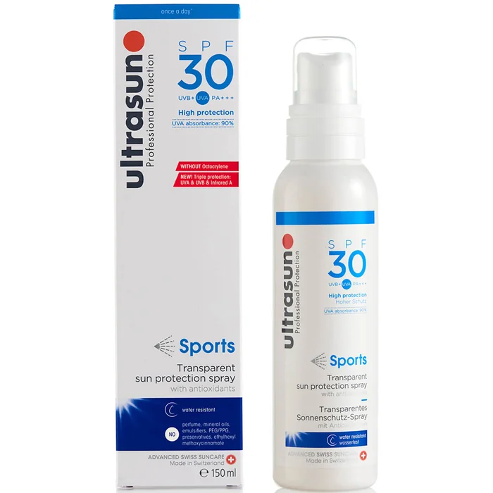 ULTRASUN SPRAY TRANSPARENT SPF30 – FORMULE SPORT (150 ML)
