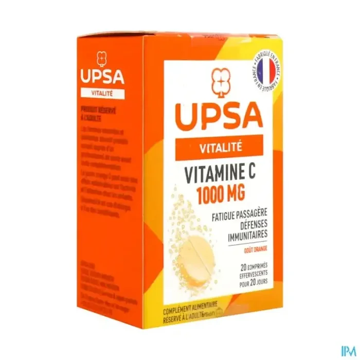 Upsa vitamine c 1000mg comprimé effervescent 20