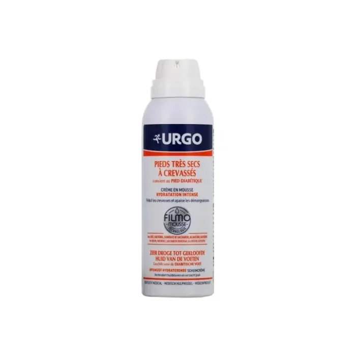 Urgo Filmomousse creme en mousse pieds tres secs a crevasses 125ml