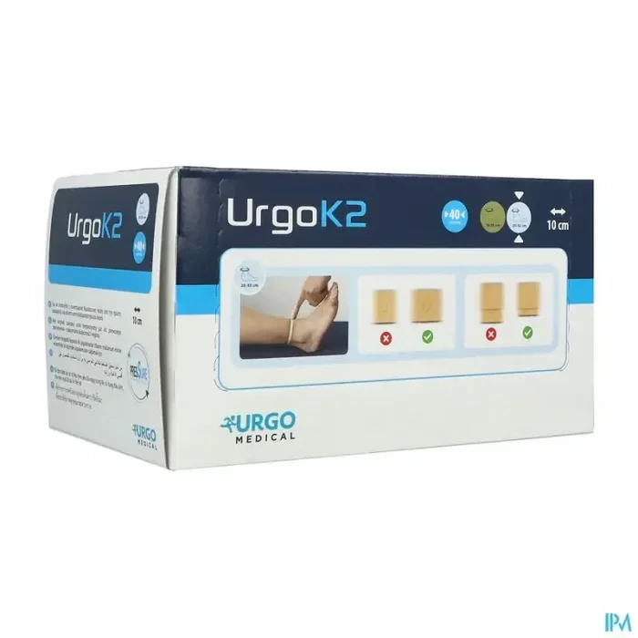 Urgo k2 kit compression bibande 25cm x 32cm 10cm