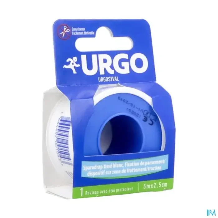 Urgosyval sparadrap resistant tissu blanc 5m x 2cm5