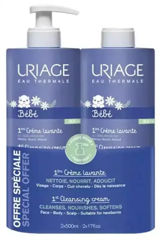 Uriage 1Ère Crème Lavante 2 x 500 ml