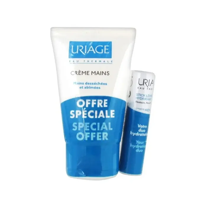 Uriage Creme Mains 50 ml + Stick Levres Offert