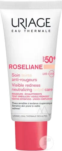 URIAGE Roséliane CC Cream SPF50+ Peaux sensibles sujettes aux rougeurs 40ml