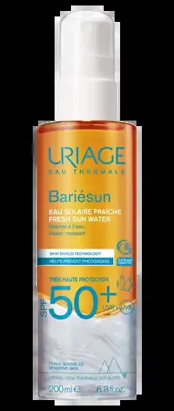 Uriage solaire bariésun eau solaire fraîche spf 50+ 200ml
