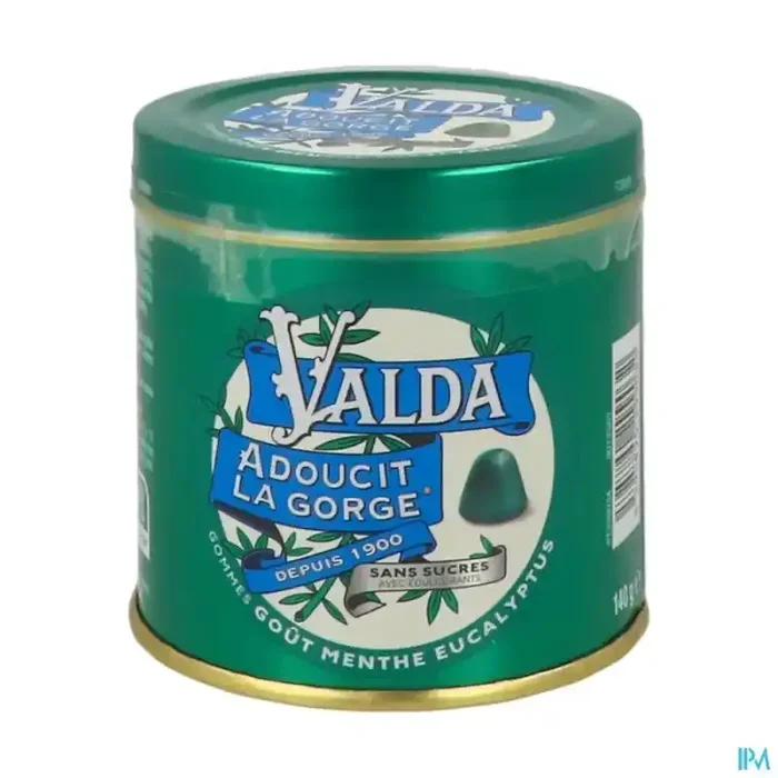 Valda gommes menthe eucalyptus sans sucre 140g