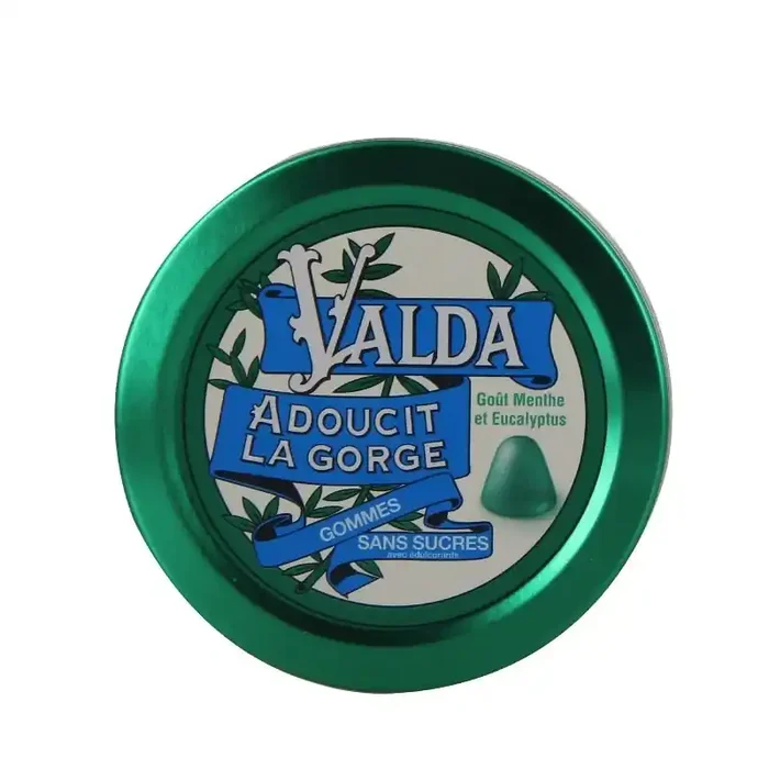 Valda gommes pour la gorge a la menthe sans sucres x 50