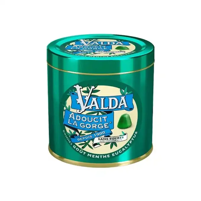 Valda gout Menthe Eucalyptus gommes sans sucre 140gr