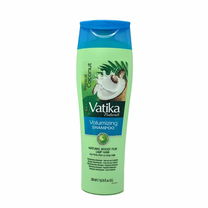 VATIKA Shampooing volumisant au Coco/Ricin/Hénné