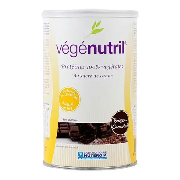 Végénutril protéines 100% végétales 300g boisson chocolat