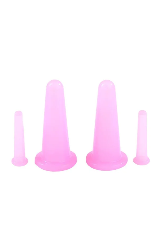 Ventouses anti-âge & anti-cellulite – Visage & corps – Rose