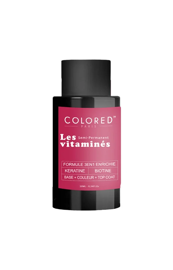 Vernis à ongles semi-permanent 4-en-1- Les vitaminés – 10 ml