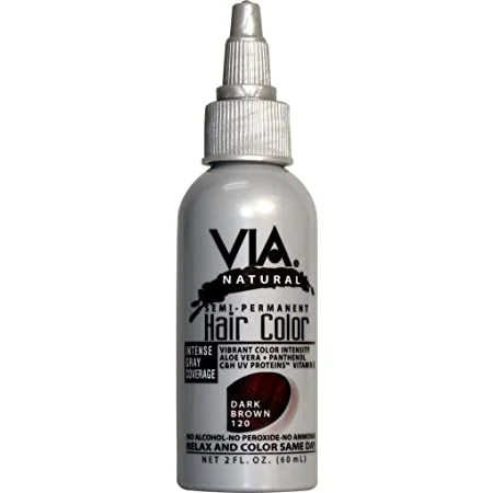 VIA NATURAL ≡ Coloration Semi Permanent Dark Brown N°120