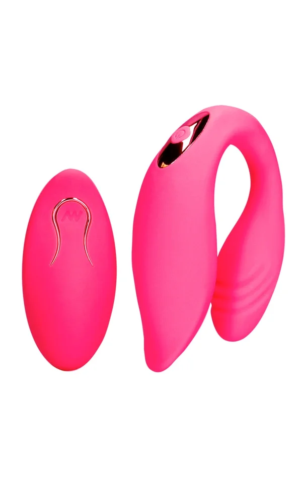 Vibromasseur de couple télécommandé – Rose