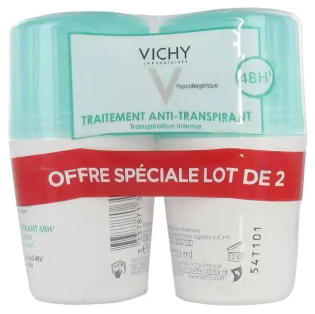 Vichy Anti-Transpirant Roll-On Duo 2 X 50 ml