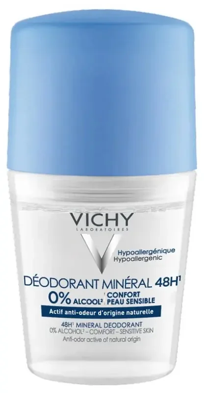 Vichy Déodorant Anti-Transpirant 48H Sans Alcool Bille 50 ml