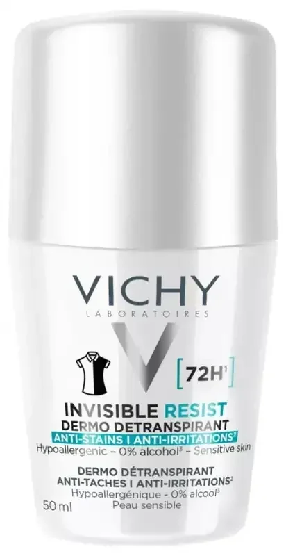 Vichy Déodorant Invisible Resist Dermo-Détranspirant 72H 50 ml