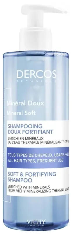Vichy Dercos Shampoing Minéral Doux Fortifiant
