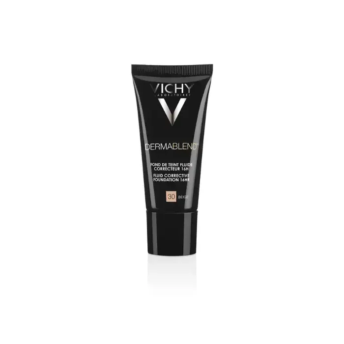 Vichy Dermablend Fond de teint fluide correcteur Tube 30ml – Teinte 30 BEIGE