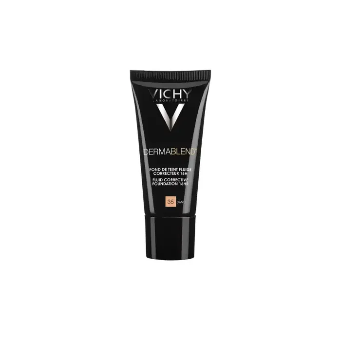 Vichy Dermablend Fond de teint fluide correcteur Tube 30ml – Teinte 35 SABLE