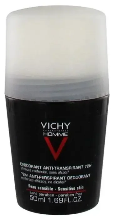 Vichy Homme Anti-Transpirant Contrôle Extrême 72H 50 ml