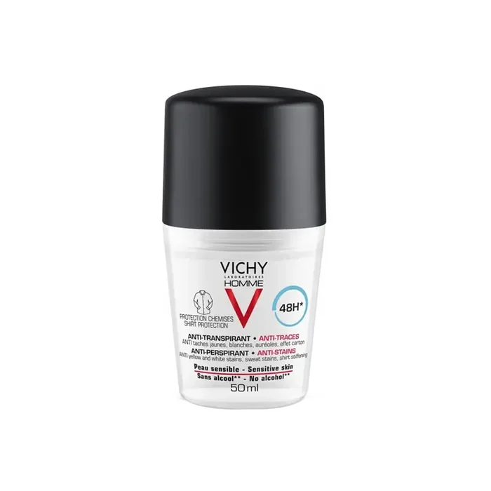 Vichy homme deodorant 48H anti-transpirant anti-traces 50ml