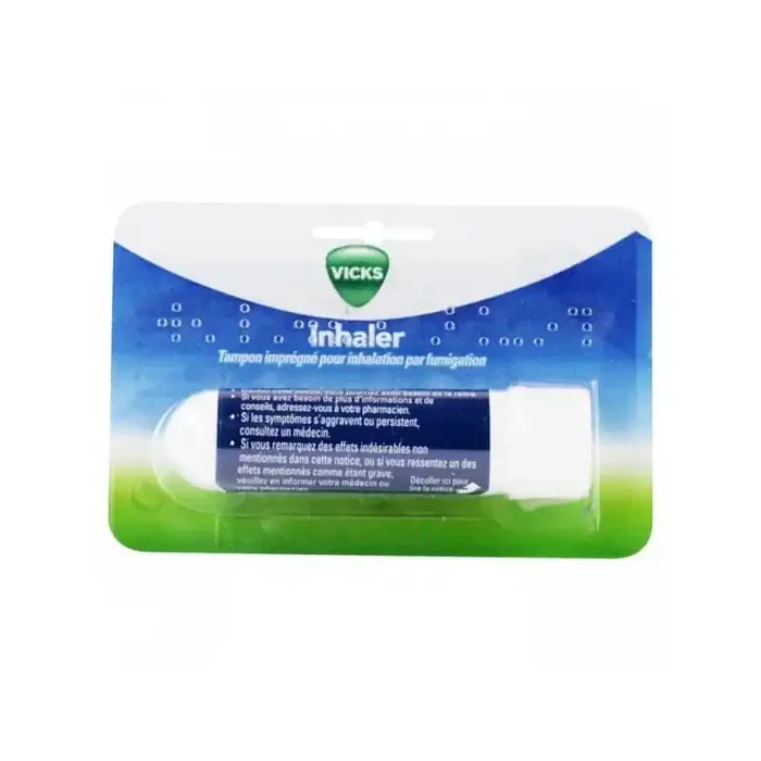 Vicks Inhaler Tampon Impregne Pour Inhalation Par Fumigation