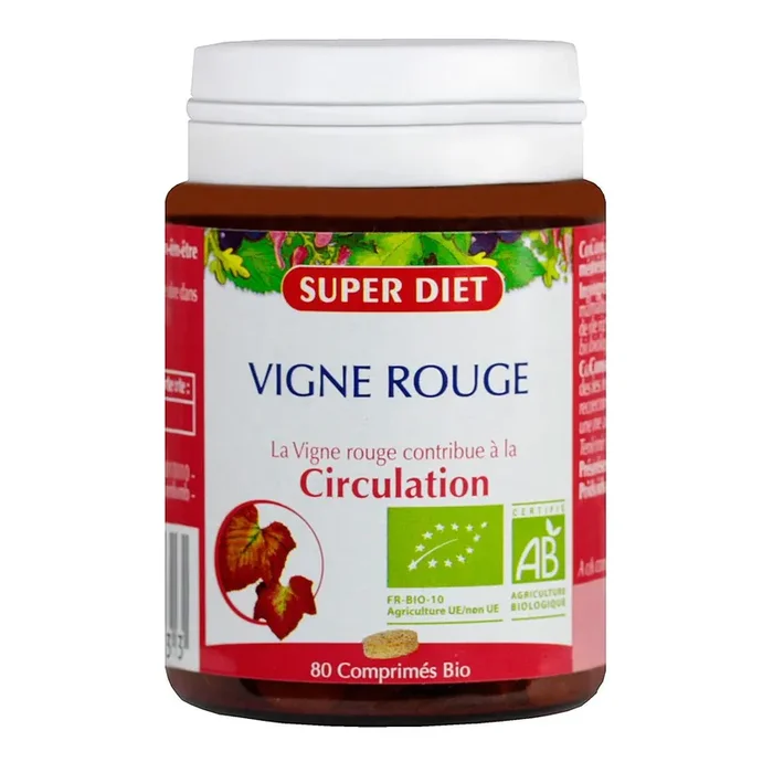 Vigne rouge bio 80 comprimés