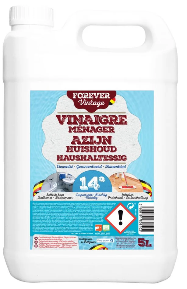Vinaigre ménager 14° 5L