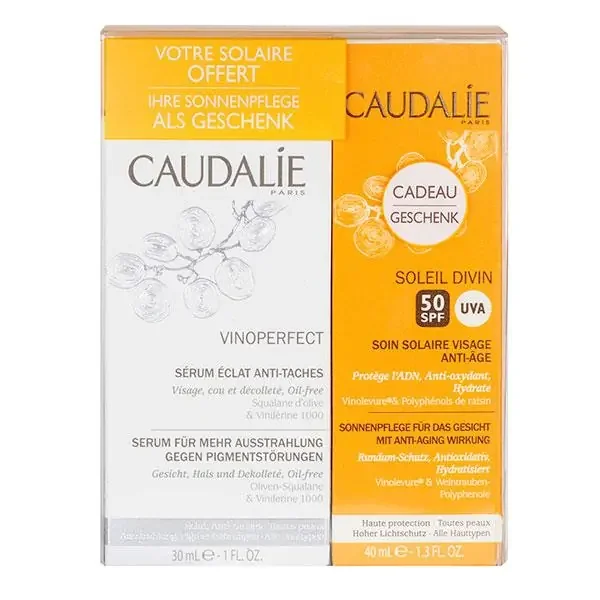 Vinoperfect sérum éclat 30ml + solaire offert toutes peaux