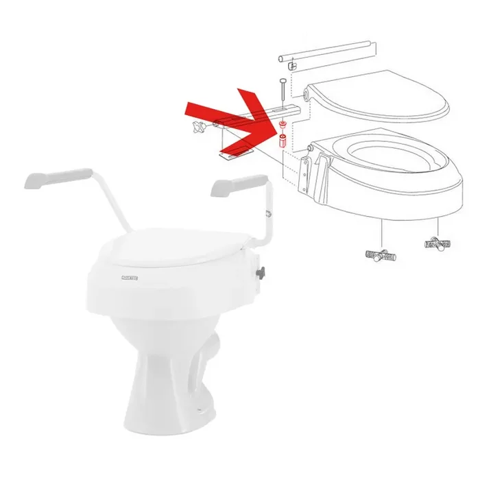 Vis de serrage rapide pour rehausse de siège WC AT 900 Aquatec – Unité