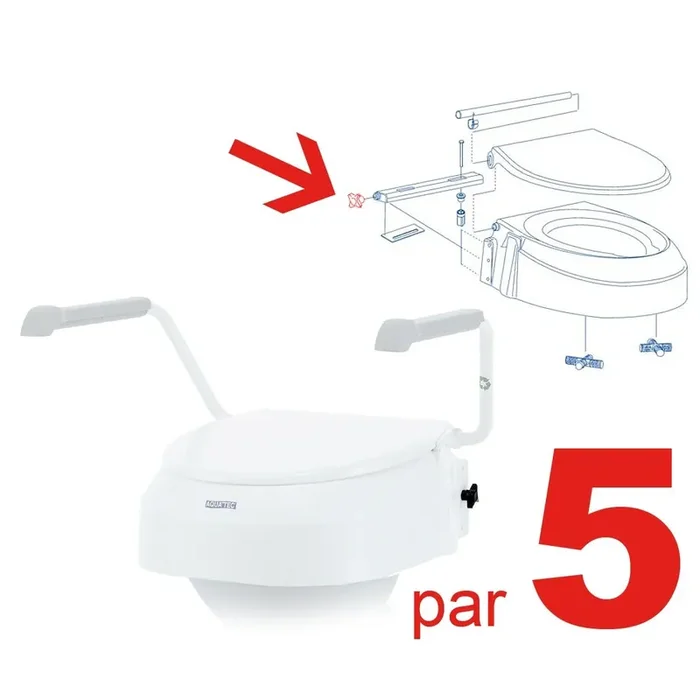 Vis latérale pour Rehausse WC AT 900 – Lot de 5