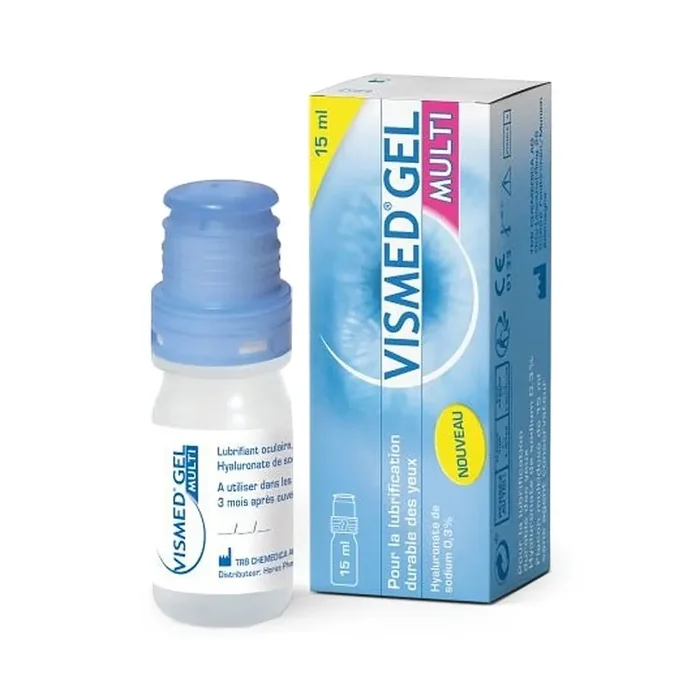 Vismed Gel Multi – Lubrification durable des yeux – 15 ml