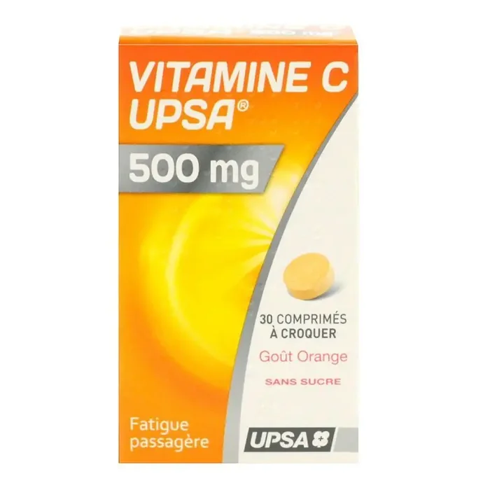 Vit C 500mg Upsa Cpr Ss Orange 30