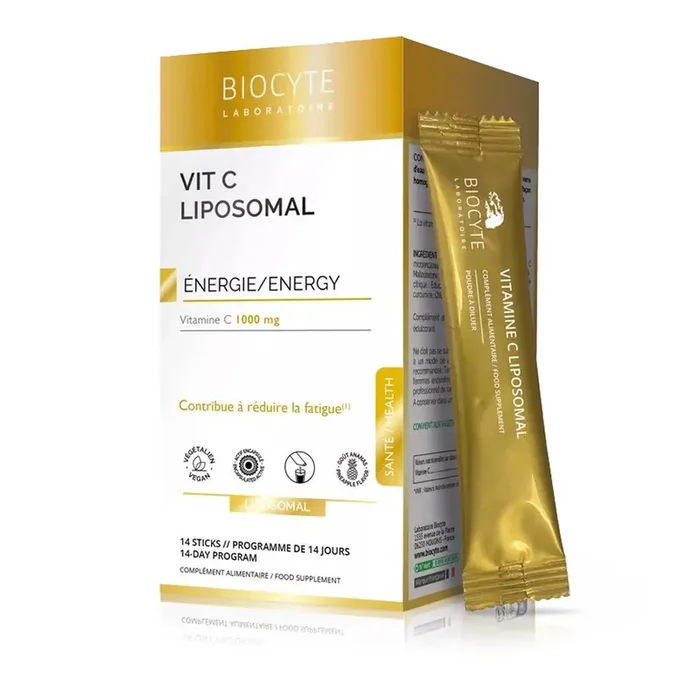 Vit C Liposomal goût Ananas – Energie – 14 Sticks 1G