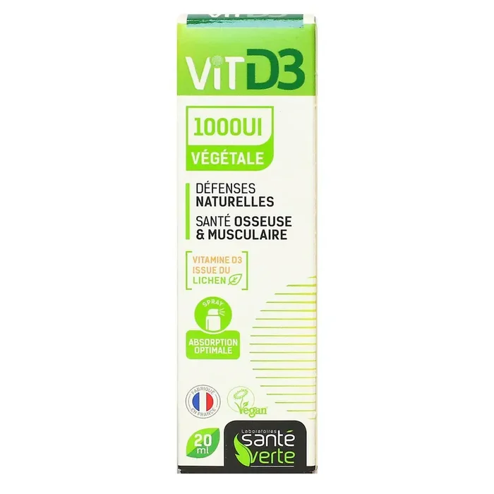 Vit D3 1000UI végétale 20ml