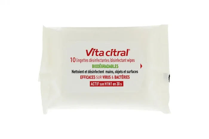 Vita Citral 10 lingettes désinfectantes