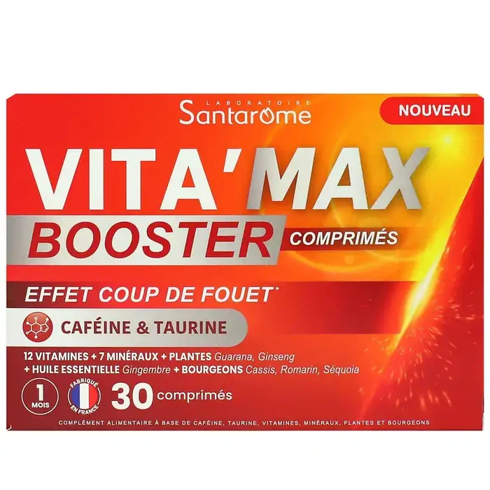 Vita‘Max Booster effet coup de fouet 30 comprimés