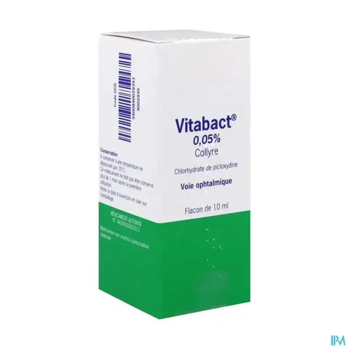 Vitabact 0.05 pour cent collyre 10ml