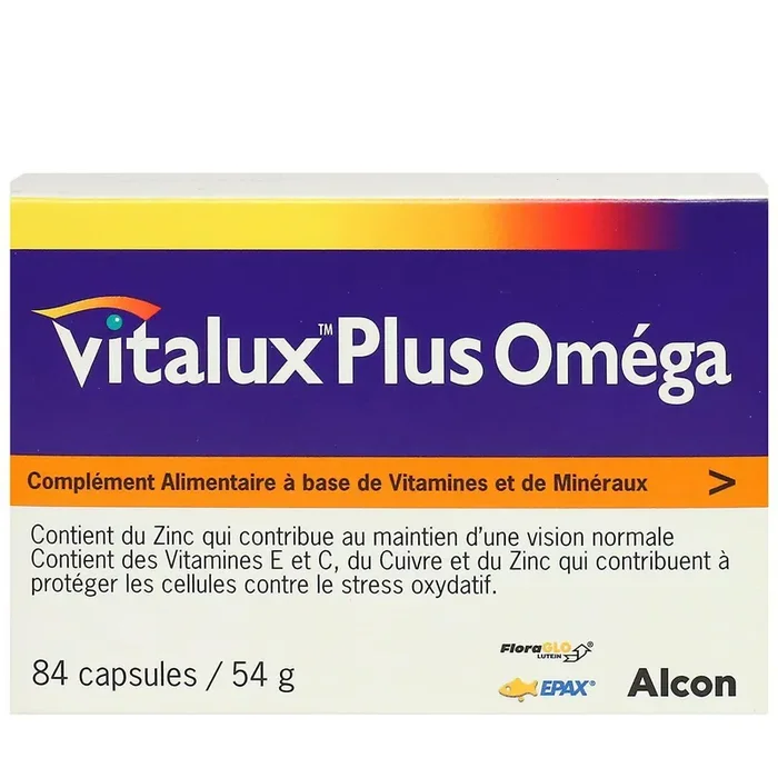 Vitalux Plus Oméga 3 84 capsules