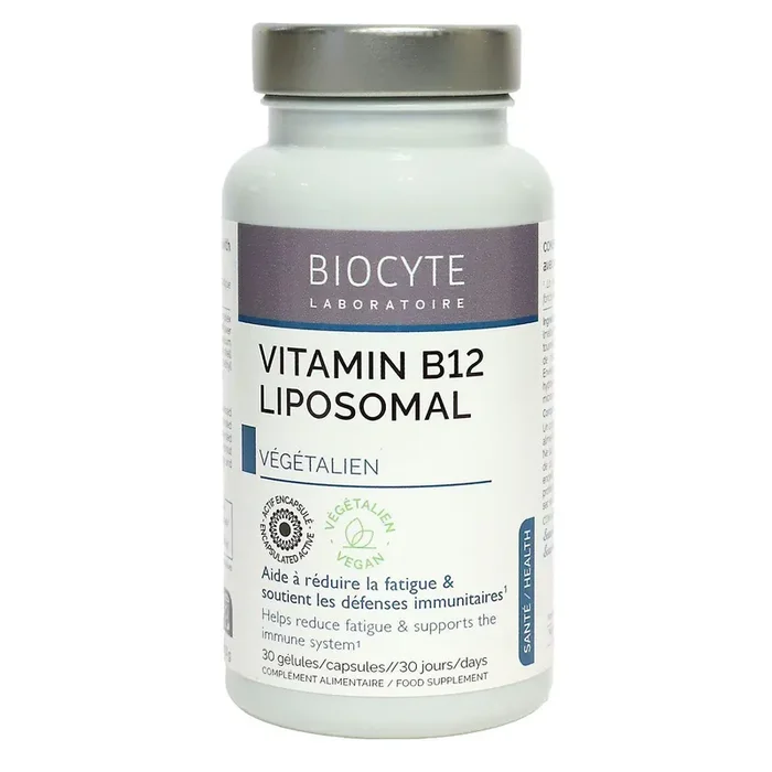 Vitamin B12 Liposomal végétalien 30 gélules