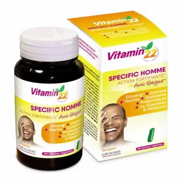 Vitamin22 Specific Homme Gélules x 60